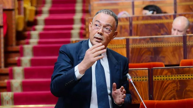 فوزي لقجع يتحدث في قاعة مجلس النواب المغربي