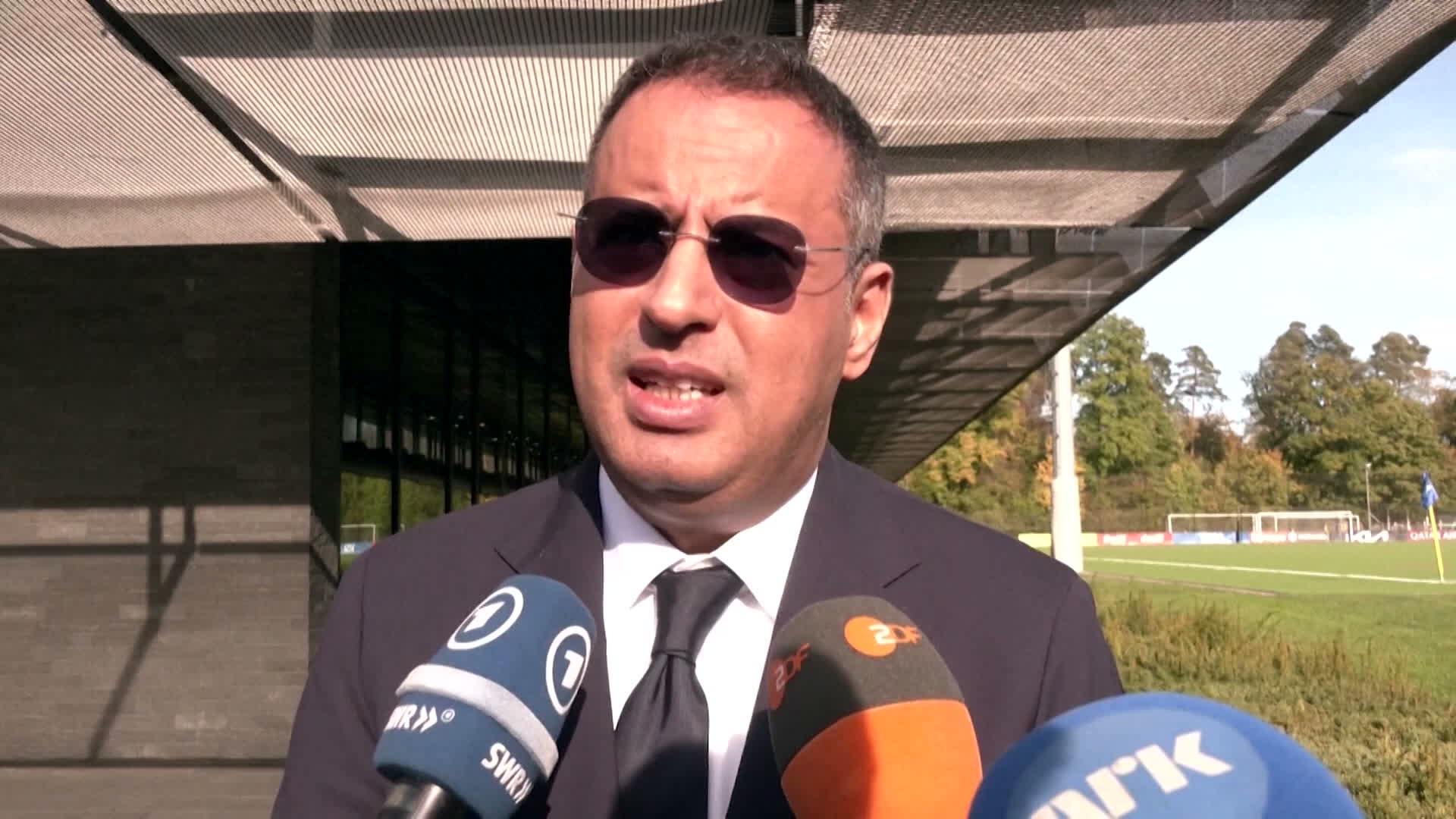 أحمد يحيى خلال التصريحات (SportyTV)