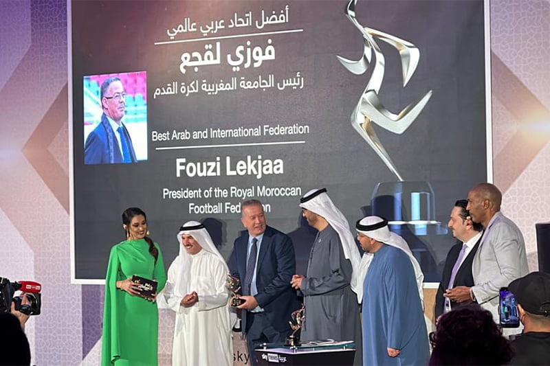 كرة القدم: اختيار الجامعة المغربية كأحسن اتحاد عربي للعبة