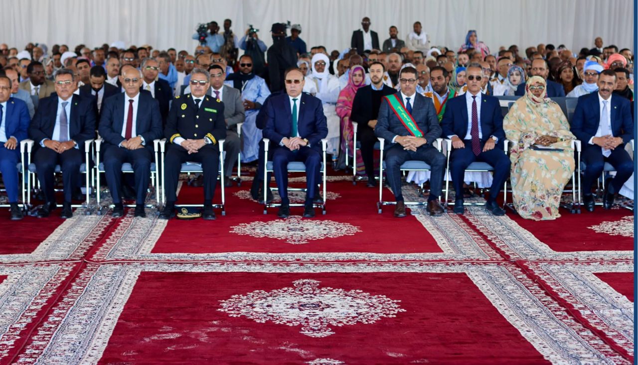 نواذيبو: ولد الغزواني يدشن حزمة مشاريع تنموية وخدمية