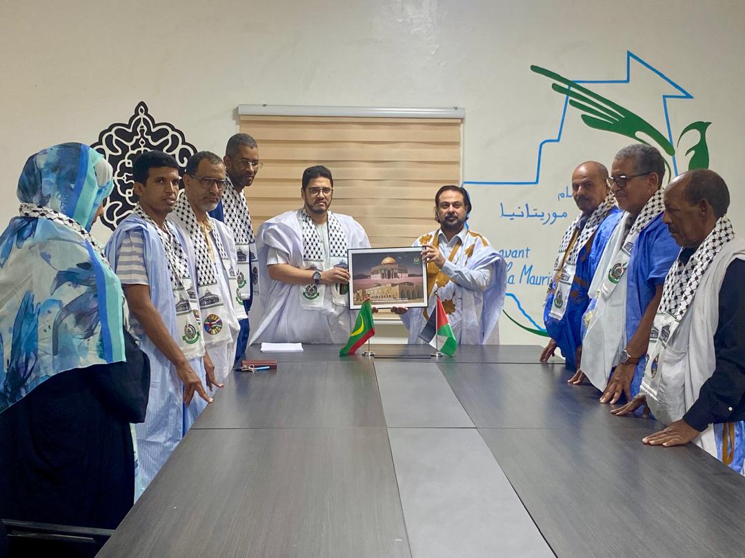 "موريتانيا إلى الأمام" يستقبل ممثل حركة "حماس" ويؤكد أولوية دعم القضية الفلسطينية