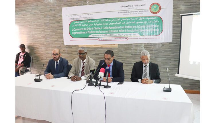 نواكشوط: تكوين ممثلين عن 40 منظمة غير حكومية على فنيات مراقبة الانتخابات