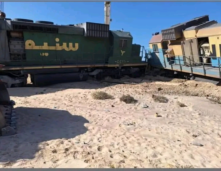 سنيم تعلن تعرض أحد قطاراتها لحادث عند مدخل المحطة السككية بنواذيبو