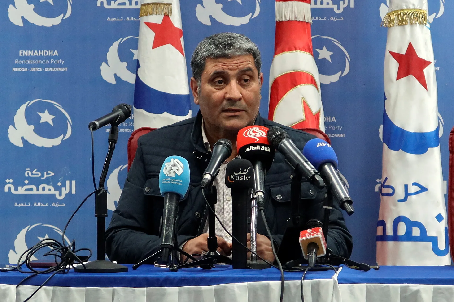 تونس: القضاء يقرر توقيف قيادي في حركة النهضة بتهمة التآمر على أمن الدولة