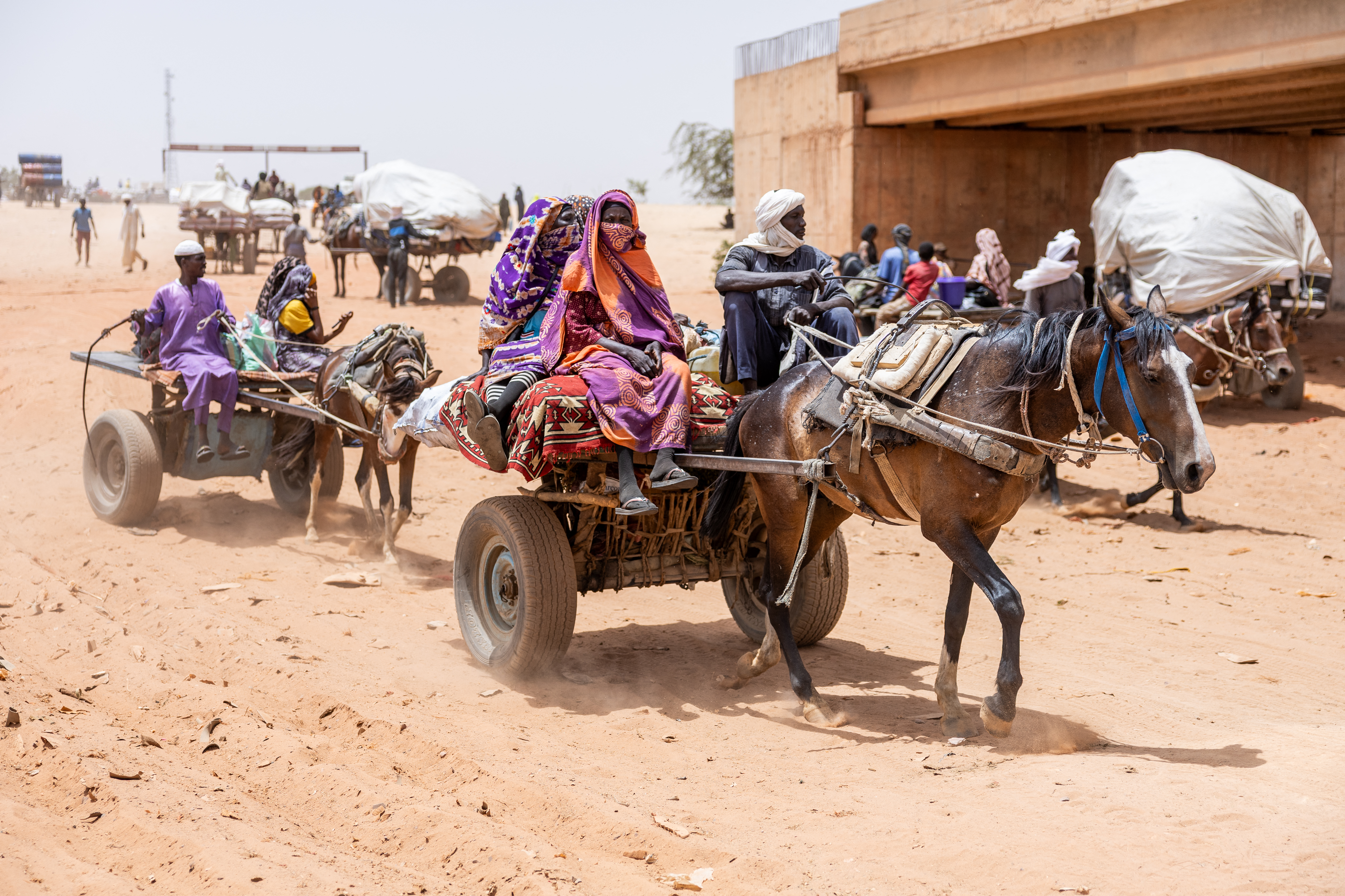 استمرار موجات النزوح من السودان إلى تشاد