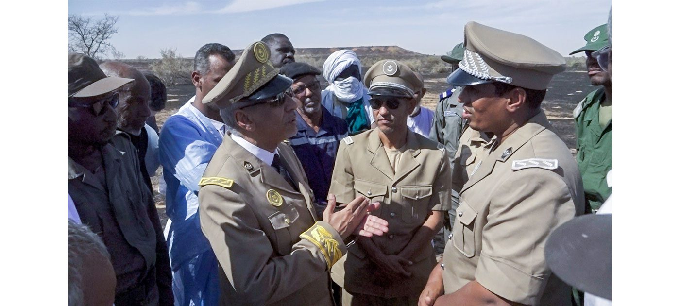 بعد السيطرة عليه.. والي كوركل يتفقد آثار حريق ببلدية بتنكل