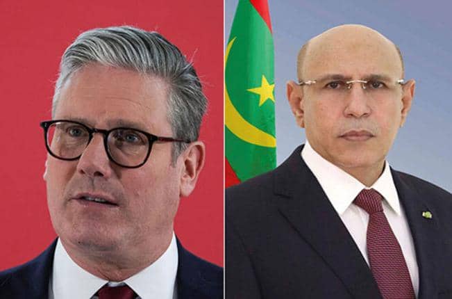 ولد الغزواني: نرغب في تعزيز علاقات الصداقة والتعاون مع بريطانيا