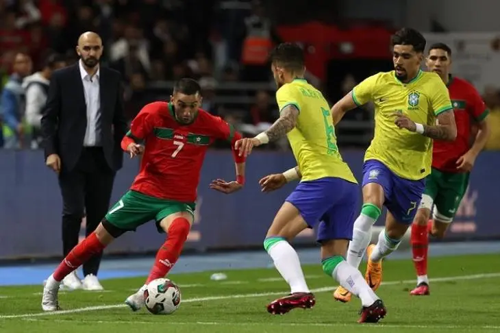 المنتخب المغربي يفوز على نظيره البرازيلي