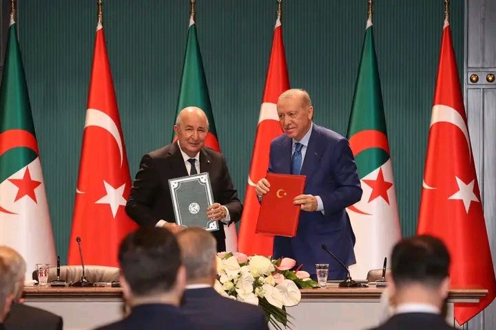 أردوغان: عازمون على توسيع التعاون مع الجزائر في عدد من المجالات الاستراتيجية