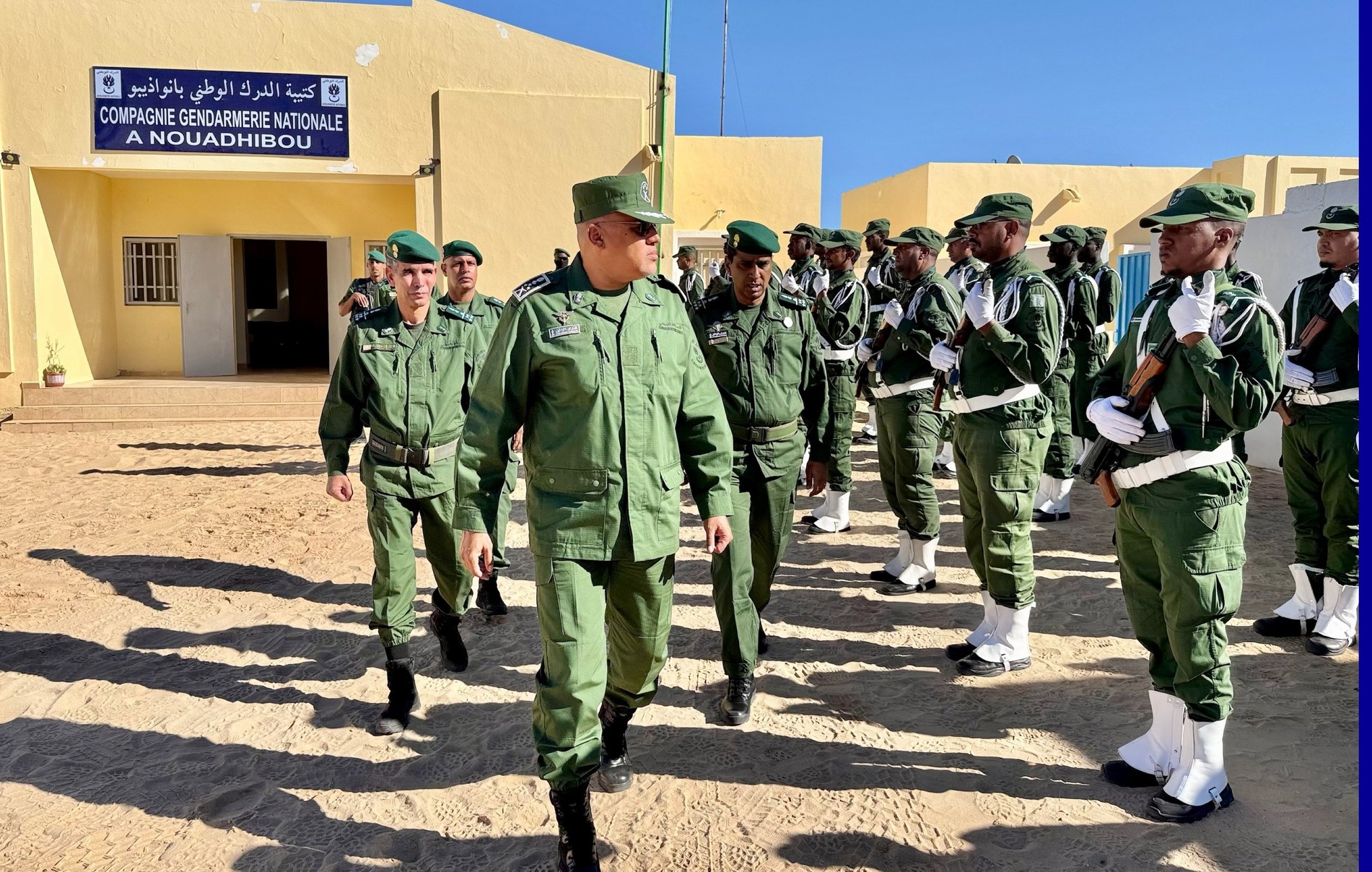 زيارة أمنية متزامنة لقائد أركان الدرك ومدير الأمن إلى نواذيبو