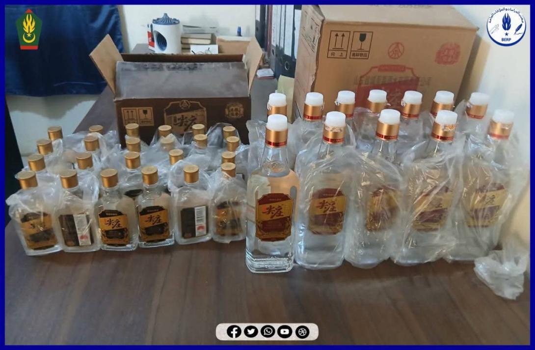 الدرك يضبط شاحنة محمّلة بالخمور في نواكشوط الغربية ويوقف سائقاً أجنبياً