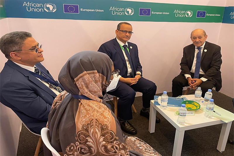 كيغالي: موريتانيا وفرنسا تبحثان العلاقات المشتركة وقضايا منطقة الساحل