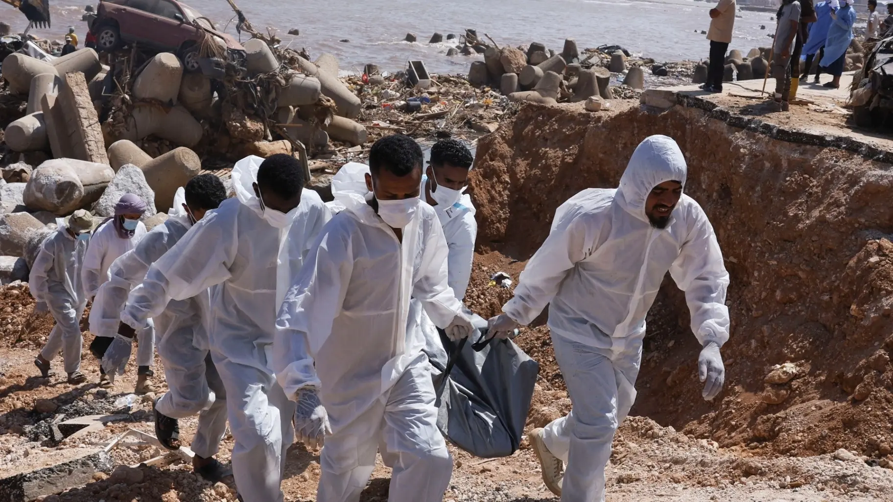 الأمم المتحدة: عدد الضحايا في مدينة درنة الليبية ارتفع إلى  11 ألفا و300 قتيل