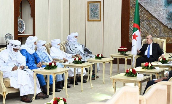 الجزائر: تبون يجتمع برؤساء وممثلي الحركات الأزوادية المالية