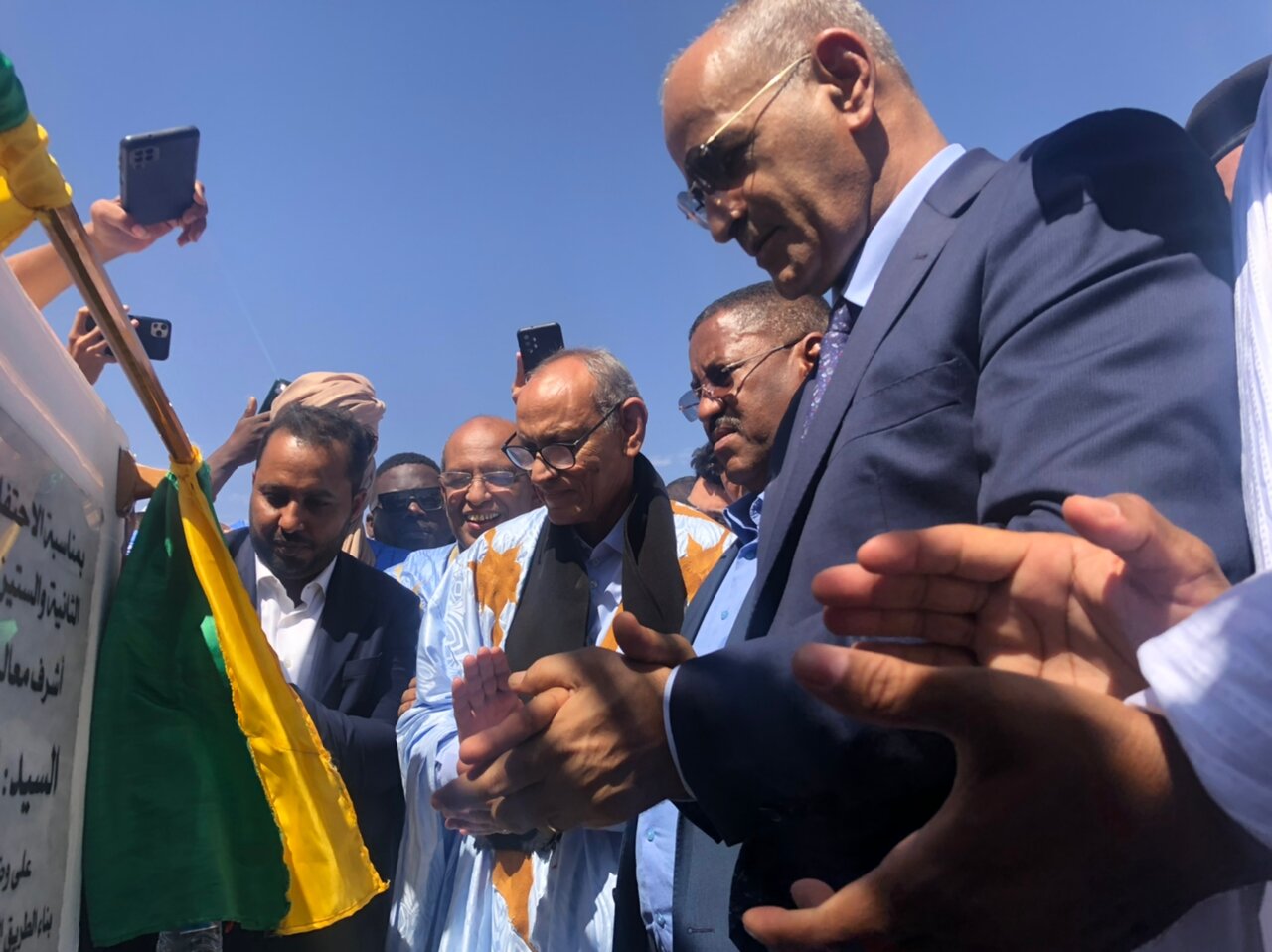 وضع حجر الأساس لطريق النباغية بغلاف مالي قدره 407 ملايين أوقية جديدة