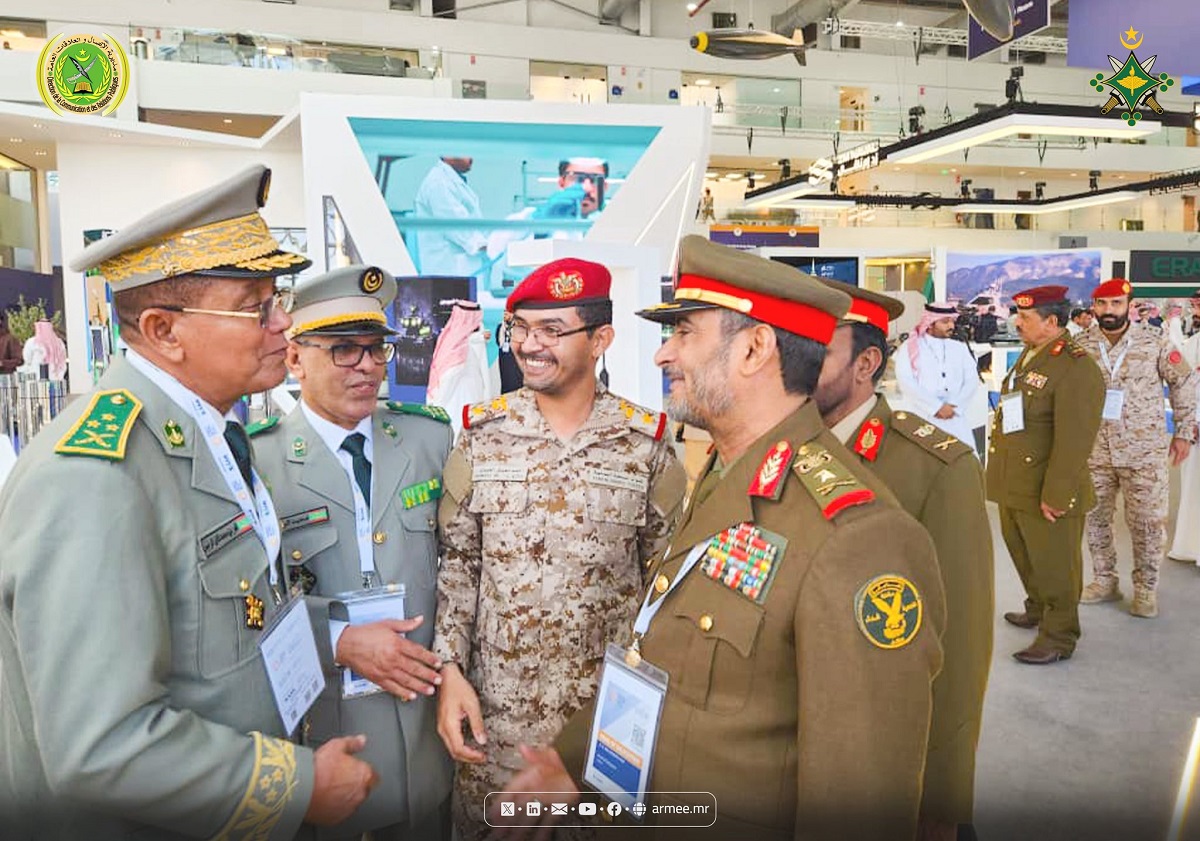 وفد عسكري موريتاني يشارك في معرض للدفاع العالمي تحتضنه الرياض