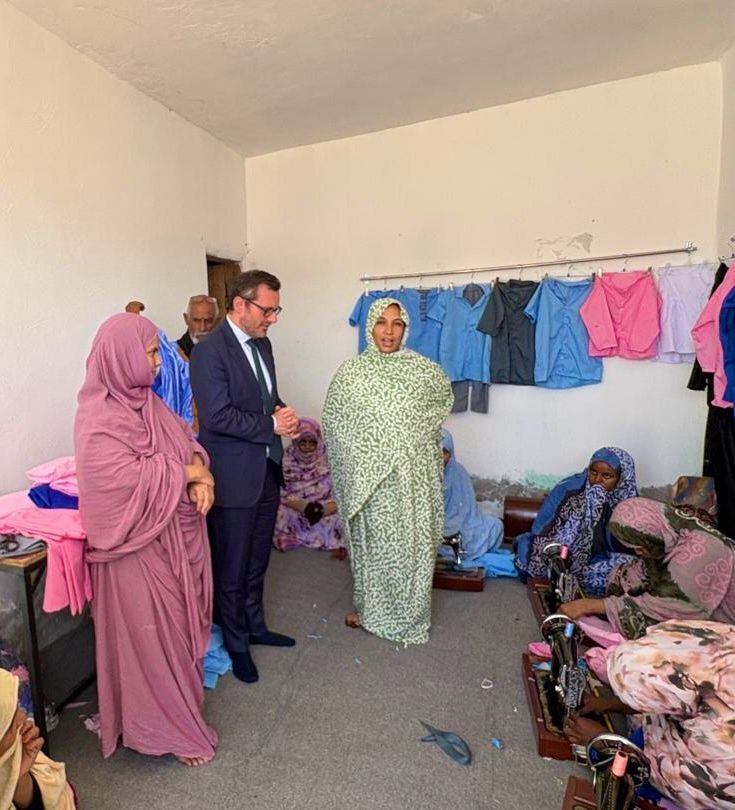 زيارة فرنسية لنواذيبو تبحث تطوير التعليم والتعاون العسكري والتنمية