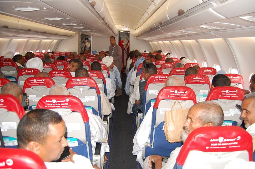 الفوج الخامس من الحجاج الموريتانيين يصل المدينة المنورة