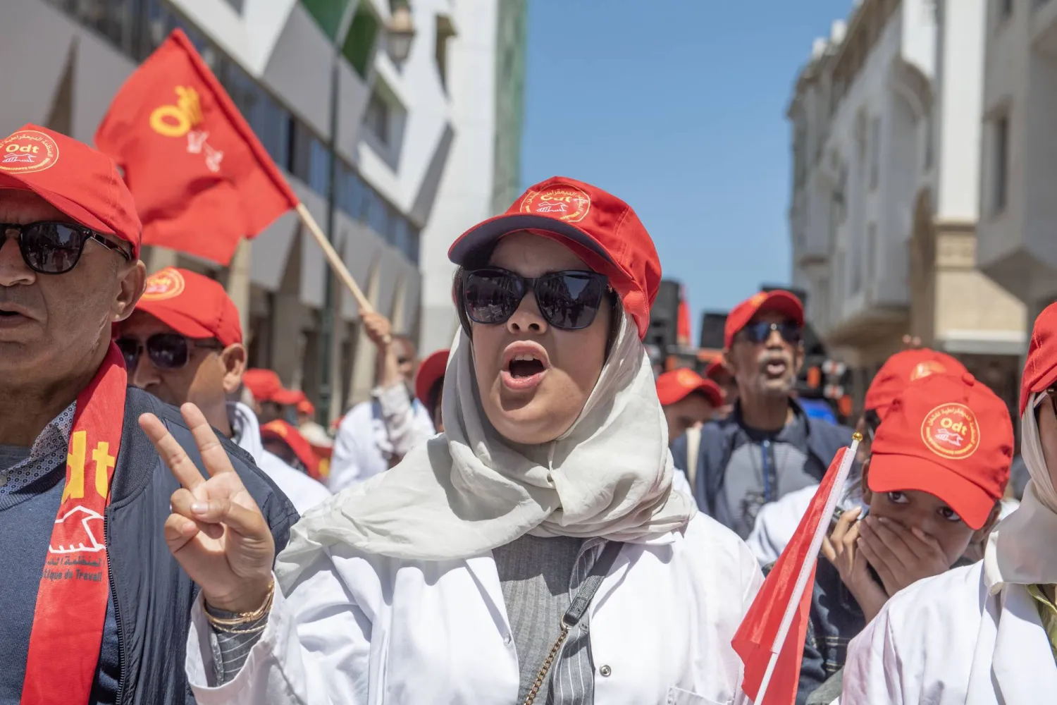 المغرب: عشرات النساء يتظاهرن للمطالبة بالمساواة في تقاسم أعباء المنزل
