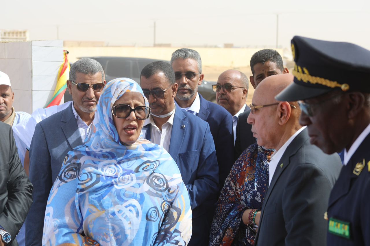 الرئيس الموريتاني يدشن المرحلة الأولى من شبكة المخازن الجديدة