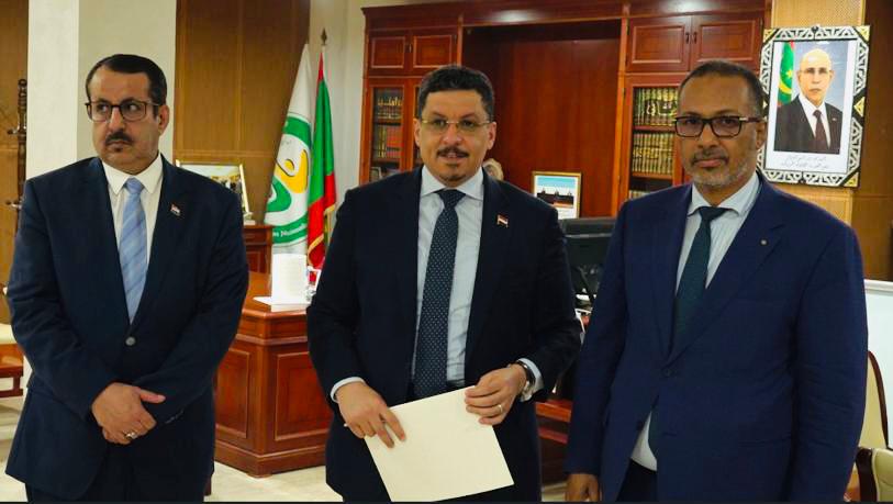نواكشوط: رئيس أرباب العمل يبحث فرص الاستثمار مع وزير الخارجية اليمني
