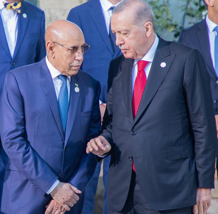 غزواني وأردوغان يبحثان تعزيز التعاون بين موريتانيا وتركيا