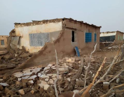 أضرار مادية في عدة مناطق جراء الأمطار
