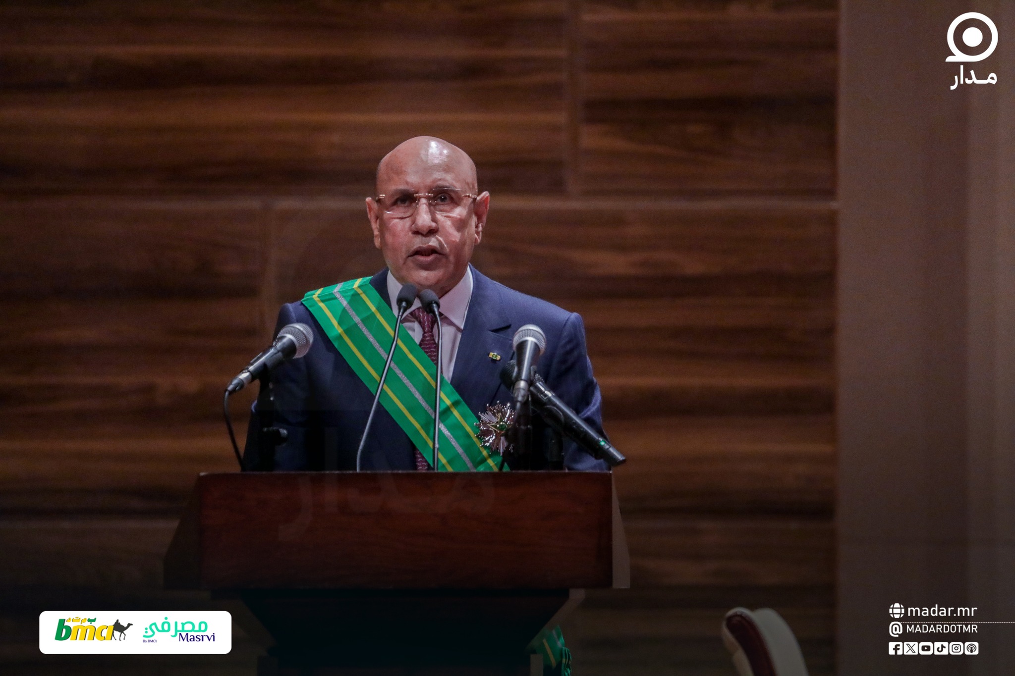 غزواني: حربنا ضد الفساد حربا مصيرية لا هوادة فيها