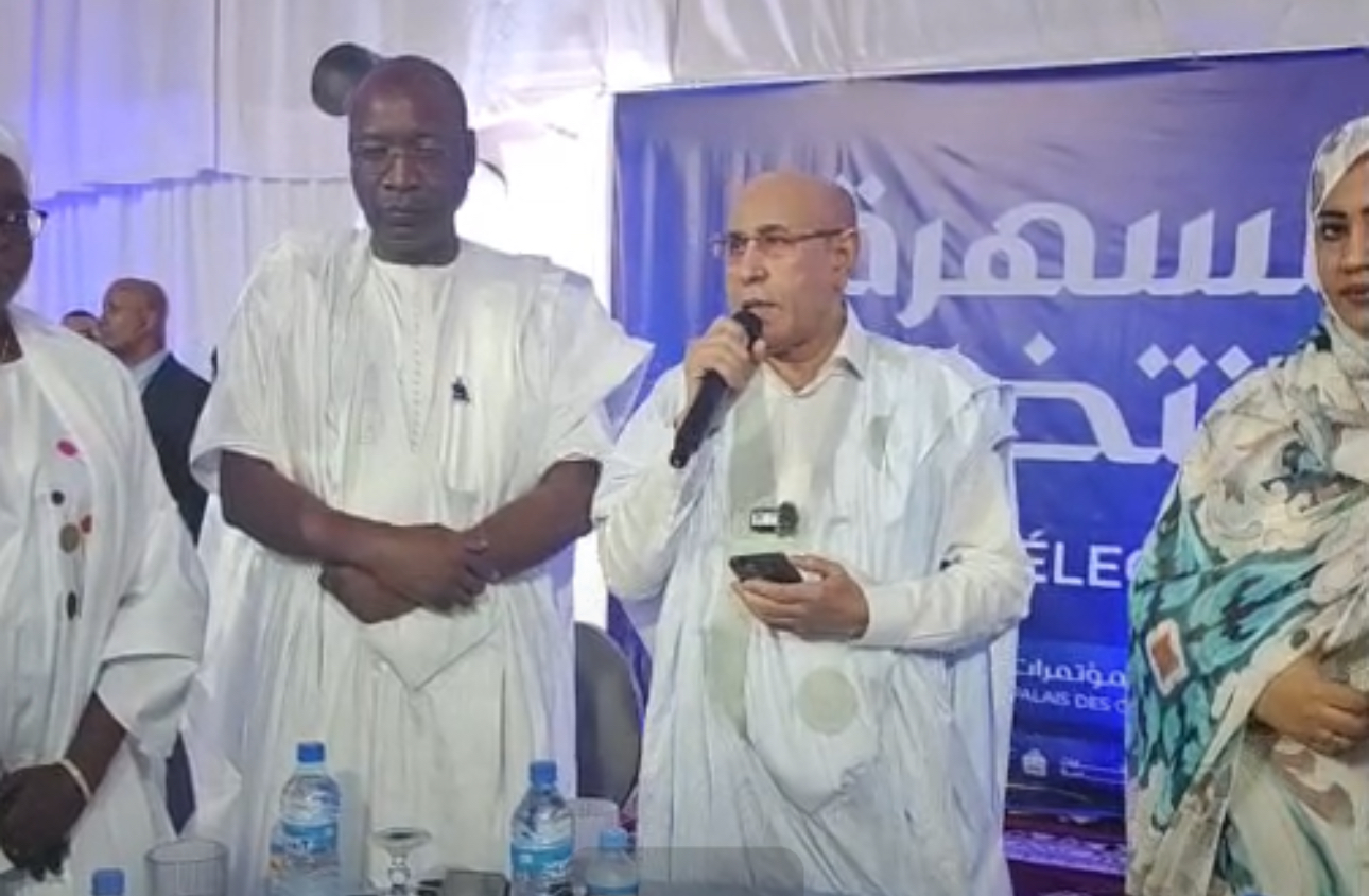 الغزواني أمام حملته: لا تعلنوا أي نتيجة فلجنة الانتخابات المستقلة وحدها المخولة بذلك
