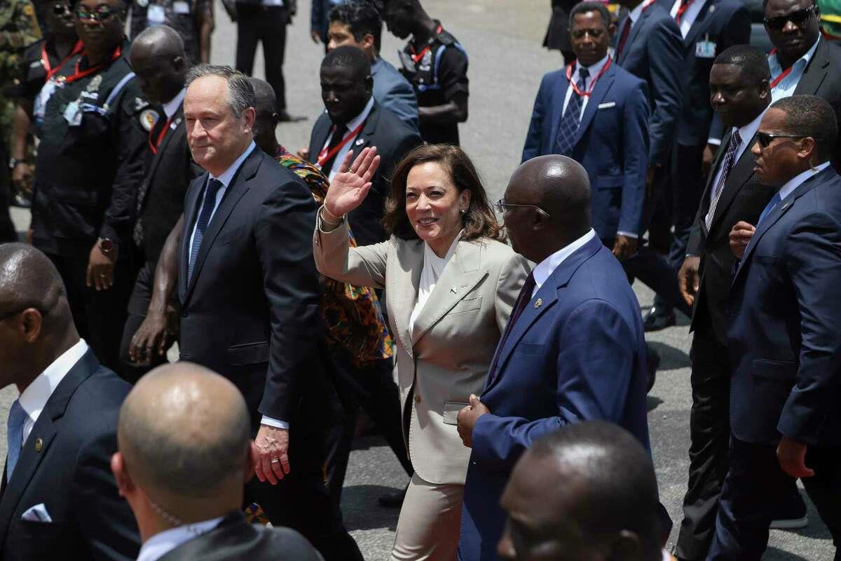 نائبة الرئيس الأمريكي تستهل جولتها الإفريقية بغانا
