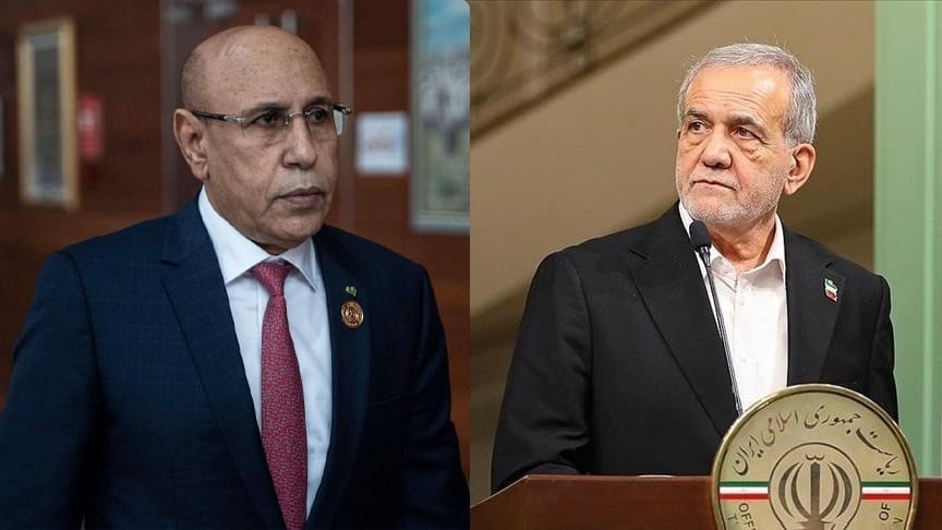 الغزواني يهنئ نظيره الإيراني بعيد الفطر