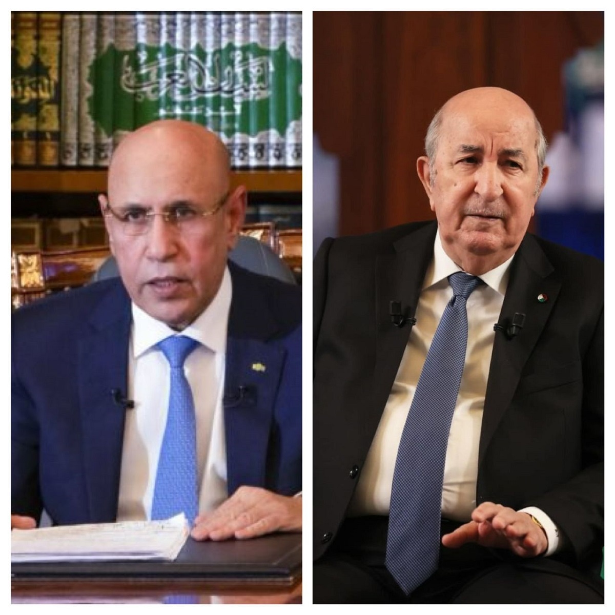 الغزواني يؤكد لتبون حرص موريتانيا على تعزيز التعاون مع الجزائر