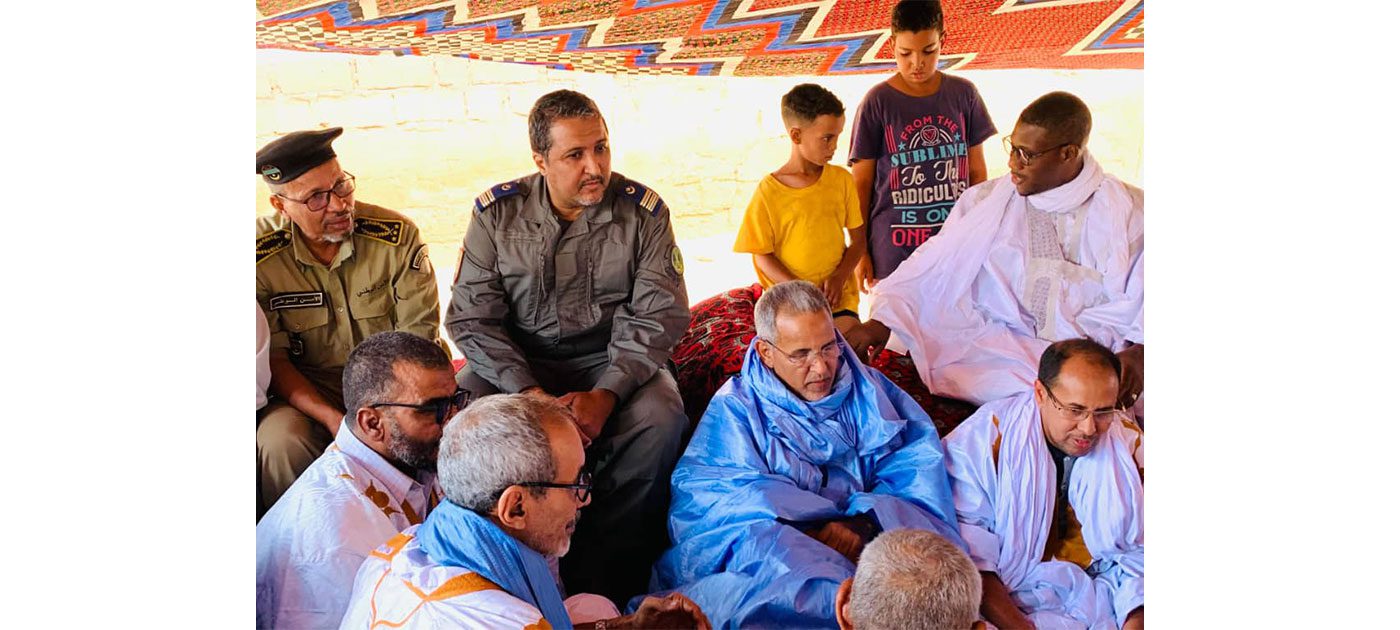 والي لعصابة يقدم تعازي الرئيس لأسرة الشيخ بوي ولد الطالب اخيار