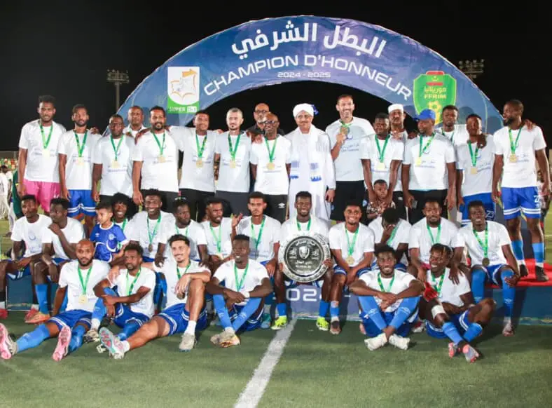 أفسي نواذيبو يتوج بطلا للدوري الموريتاني لكرة القدم  ونادي الهلال بطلا شرفيا