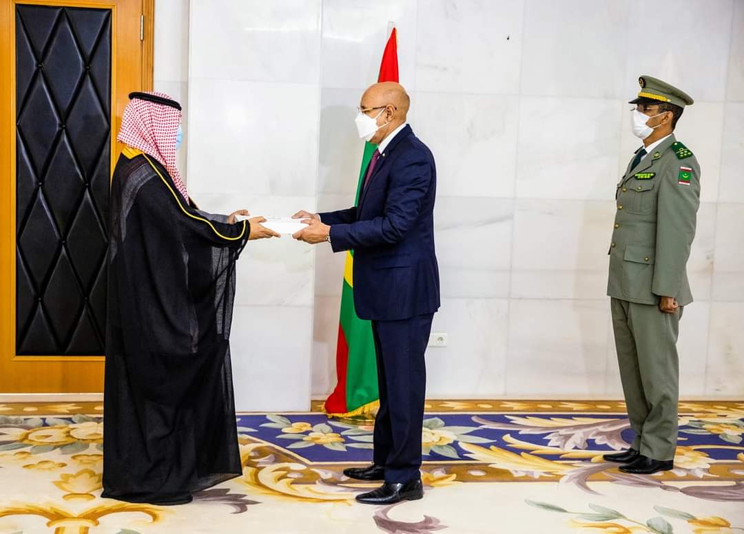 نواكشوط: السفير الجديد للسعودية يسلم أوراق اعتماده للرئيس الغزواني
