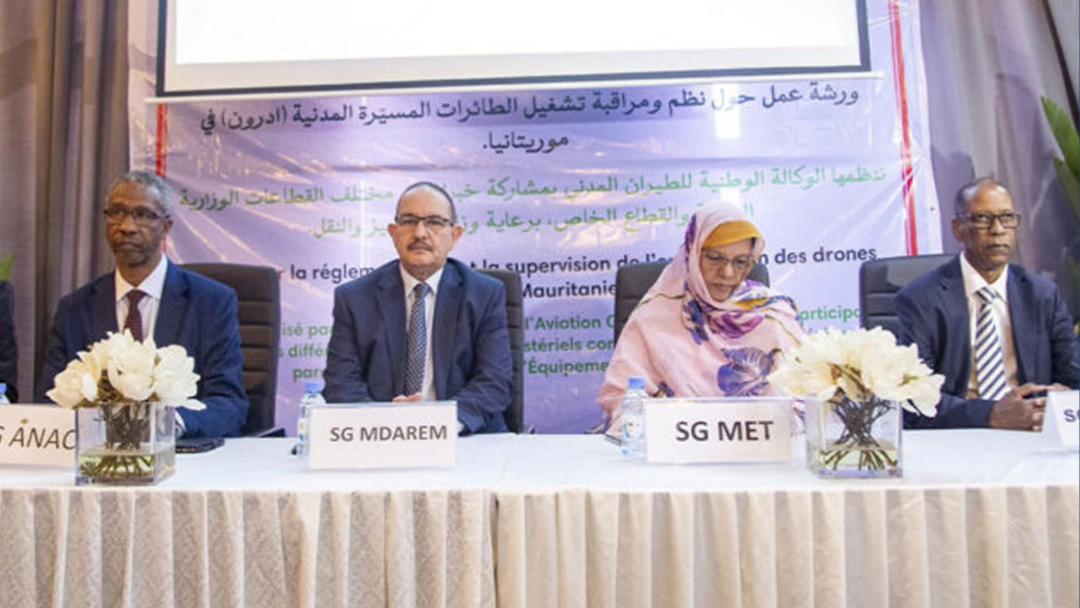 نواكشوط: تنظيم ورشة تكوينية حول النظم القانونية والتشغيلية للطائرات بدون طيار