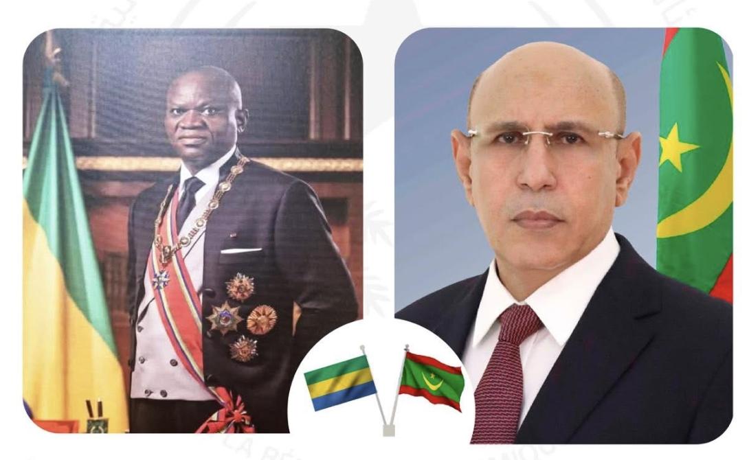 الغزواني لنظيره الغابوني: حريصون على تطوير علاقات التعاون