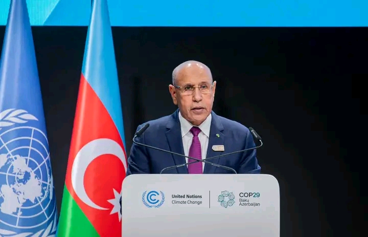 ولد الغزواني: موريتانيا تعيش يوميا الآثار المدمرة للتغير المناخي