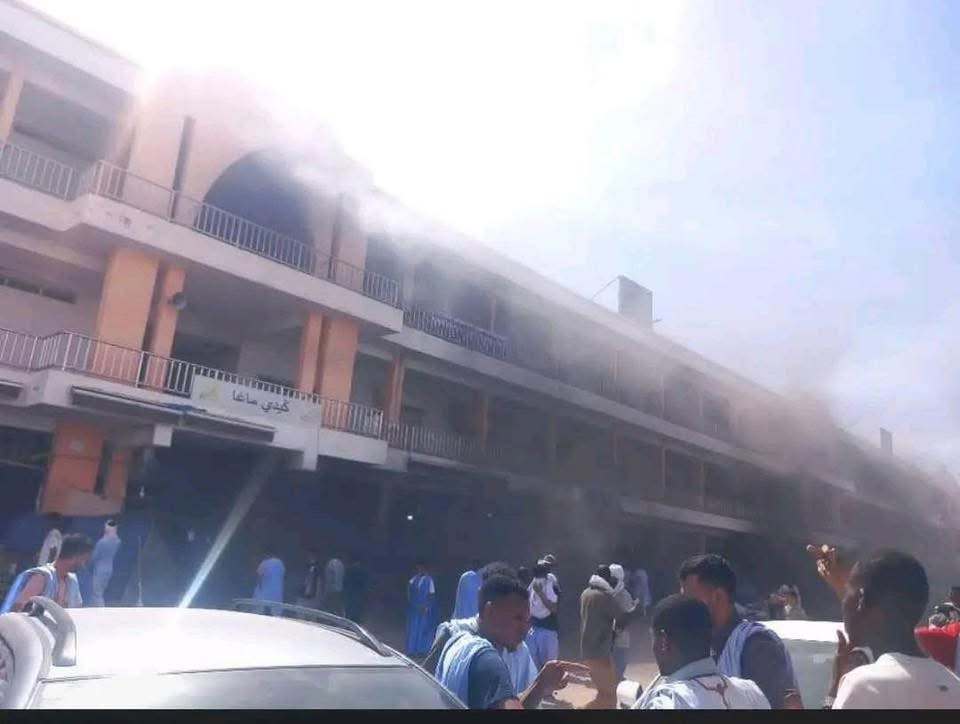 حريق بسوق نواكشوط يخلف خسائر مادية