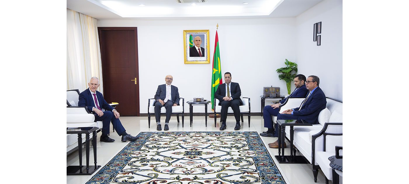 ولد اجاي يلتقي سفيري المملكة المتحدة والبرازيل ويناقش معهما علاقات التعاون بين موريتانيا وبلادهما
