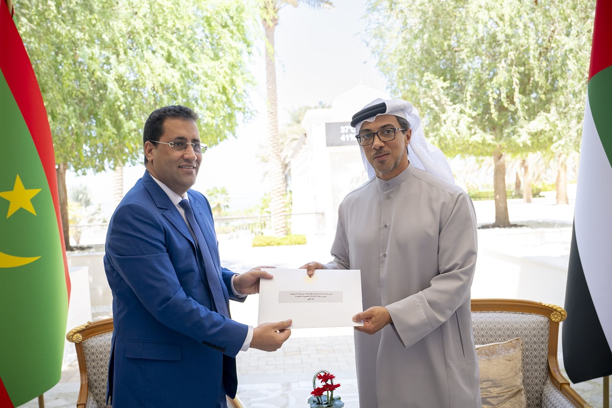 الوزير الأول الموريتاني يبحث تعزيز التعاون مع الإمارات