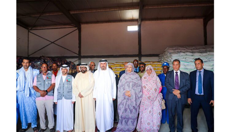 موريتانيا تتسلم كمية من المواد الغذائية هدية من دولة الإمارات
