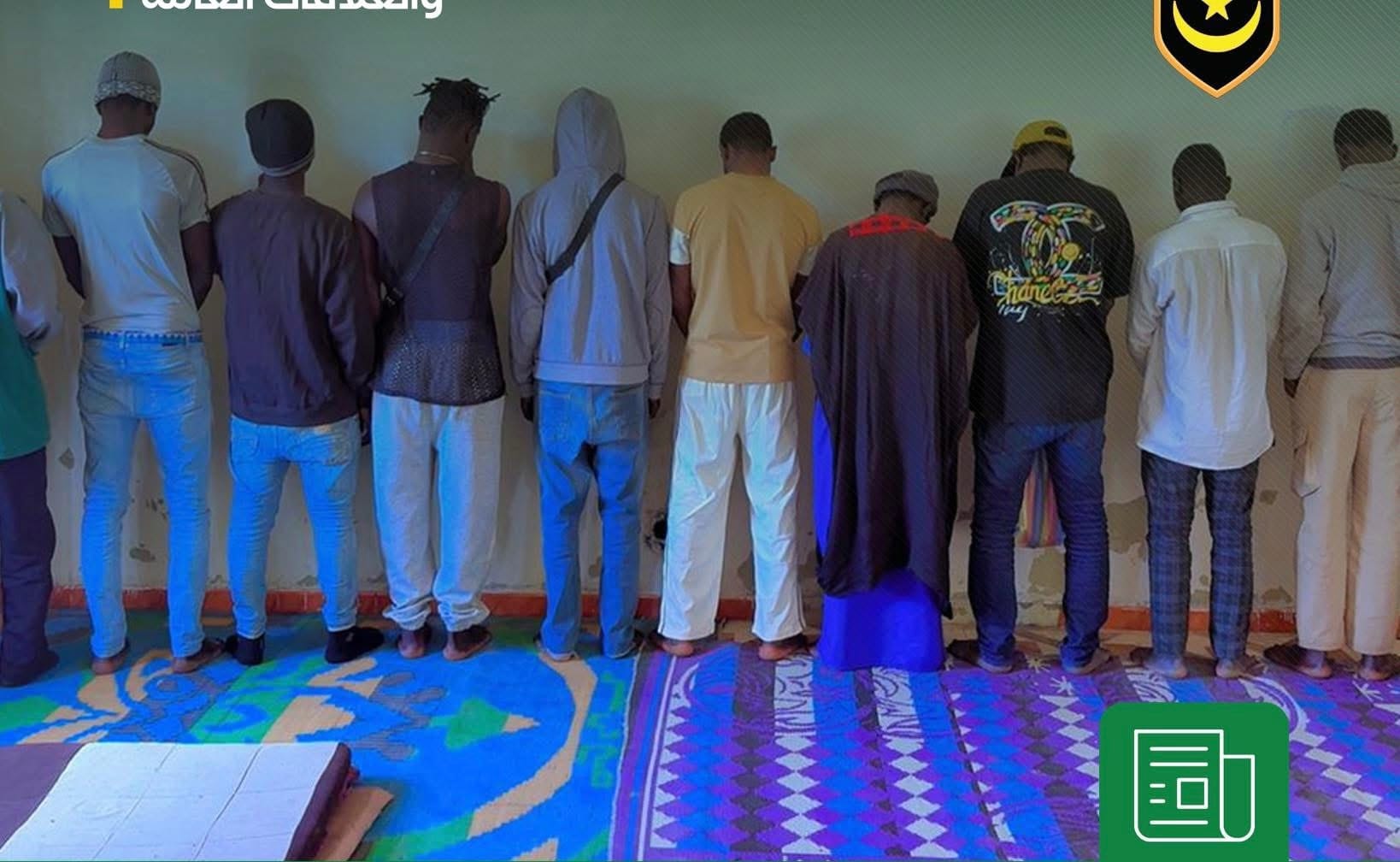 تفكيك شبكتين لتهريب المهاجرين في نواذيبو وتوقيف 12 أجنبيا في عرض البحر
