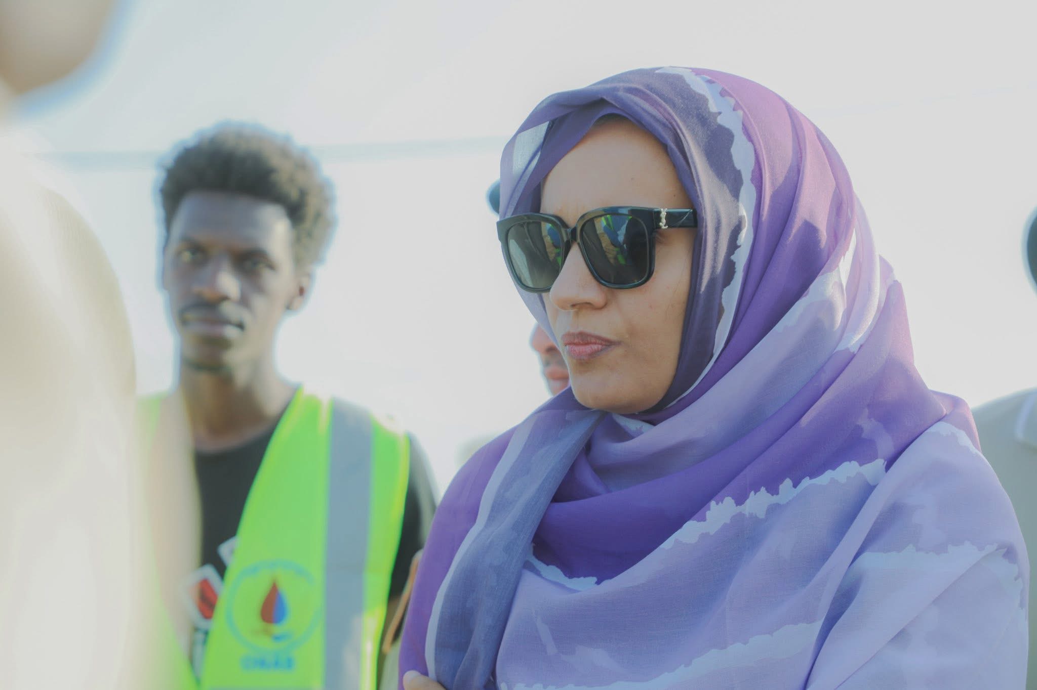 وزيرة المياه تعاين مكونة الصرف الصحي لمدينة نواكشوط