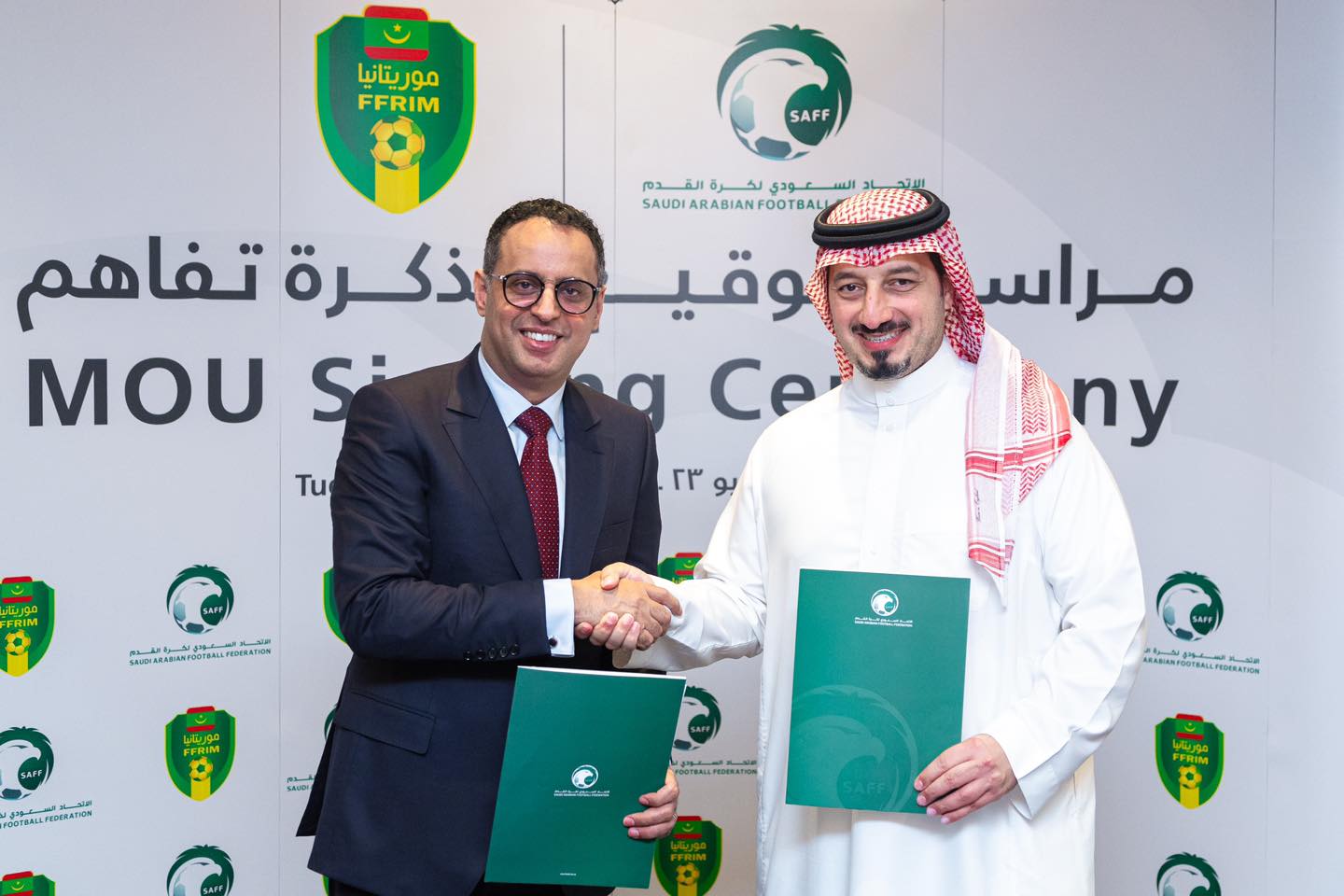 موريتانيا توقع مذكرة تفاهم مع السعودية لتطوير كرة القدم