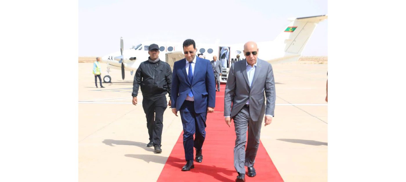 غزواني يعود إلى نواكشوط بعد إطلاق المرحلة الثانية من مشروع آفطوط الشرقي