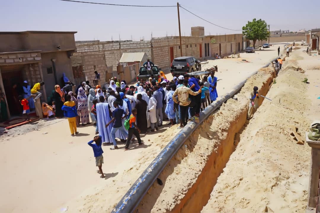 نواكشوط: بدء أشغال حفر شبكة مياه طولها 140 كلم