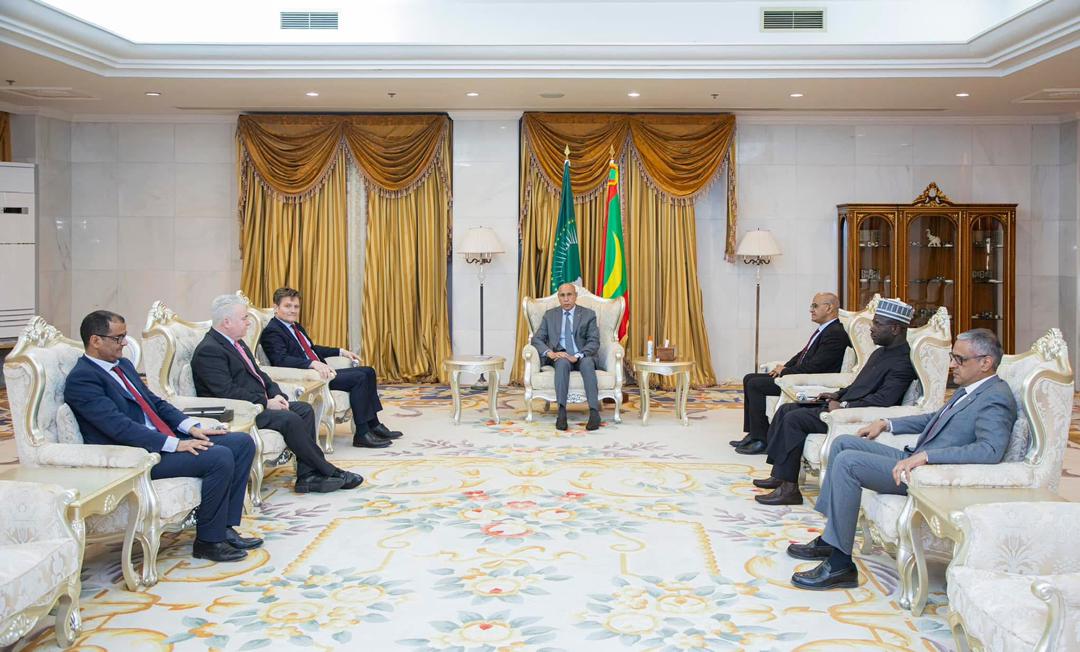 نواكشوط: ولد الغزواني يلتقي بوفد من شركة بريتيش بتروليوم "BP"