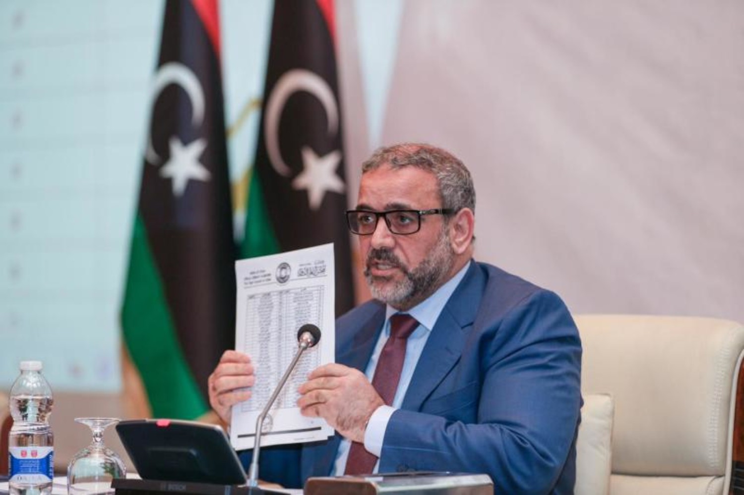 ليبيا: رئيس المجلس الأعلى للدولة يدعو لمنع أعضاء في المجلس من السفر