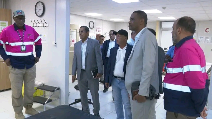 فريق برلماني يزور شركة تازيازت موريتانيا للاطلاع على التزامها بالمعايير البيئية
